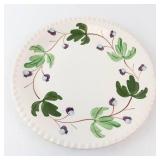 Blue Ridge Hand Painted Underglaze Plate - Made in USA