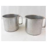Aluminum Camping Mugs - Pair