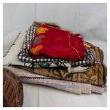 Vintage Wicker Baskets & Southwestern Textiles Collection