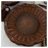 Vintage Wicker Baskets & Southwestern Textiles Collection