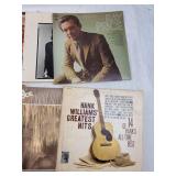 Vintage Vinyl LP Collection - Hank Williams Jr., Hank Williams, James Taylor, Ray Price, Janis Ian, Jim Croce (Untested)