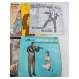 Vintage Vinyl LP Records Collection - 1960s-1970s Rock, Country & Gospel  (Untested)