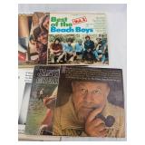 Vintage Vinyl LP Records Collection - 1960s-1970s Rock, Country & Gospel  (Untested)