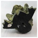 Three-Frog Stack Sculpture - Frog Figurine with Patina Finish