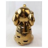 Elephant Spice Holder Air Freshener - Gold Tone