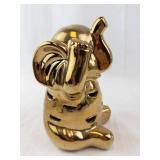 Elephant Spice Holder Air Freshener - Gold Tone