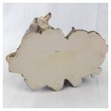 Wolf Family Figurine Set - Hand-Painted Resin Wildlife Group with Cubs