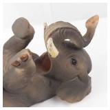 Elephant Wine Bottle Holder – Resin Figurine Display Stand