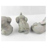 Homco Elephant Figurines (Lot of 3)