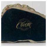 Classic Critters Elephant Family Figurine - Mother with Calf on Rock Base