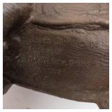 Elephant Figurine Set - 6 Resin Wildlife Statues on Rock Base