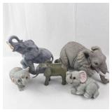 Homco Elephant Figurines (Lot of 5)