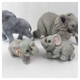 Homco Elephant Figurines (Lot of 5)