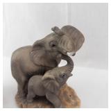 Masterpiece by Homco Elephant Figurines - Hand-Painted Porcelain (Lot of 2)