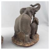 Masterpiece by Homco Elephant Figurines - Hand-Painted Porcelain (Lot of 2)