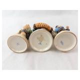 Goebel M.I. Hummel Accordion Boy #185 Trio - Set of 3 Figurines (Trumpet Boy, Home From Market)