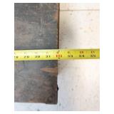 Belber Trunk & Bag Co 1942 Vintage Travel Trunk with Metal Hardware