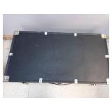 Black Flight Case with Aluminum Corner Protectors and Latches