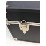 Black Flight Case with Aluminum Corner Protectors and Latches