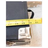 Black Flight Case with Aluminum Corner Protectors and Latches