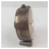 EMCA Swiss Made Vintage Alarm Clock 7 Jewels Brass Case