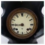 Ornate Carved Wood Crest with Bronze Accent Shell Motif - Antique Furniture Ornament