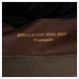 Donaldson's Mens Shop - Madison Avenue Fedora Hat Brown