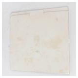 55 Chevy Cheap Thrills Tile Art - Red Car Graphic on Ornate Border