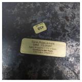 Antique French Jewelry Box with Romantic Couple Scene - Red Enamel, Gold Trim