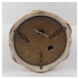 Ceramic Beer Stein with Brass Lid - Hand-Painted Village Scene