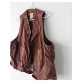 Wahmaker Frontier Canvas Vest 2XT - Made in USA Brown Workwear