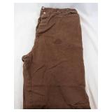 Brown Corduroy Pants - 5-Pocket Trousers, Button Fly