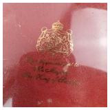 Gevalia Kaffe Ceramic Canisters Pair with Gold Clamp Lids - Made in Taiwan