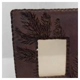 Handmade Iron Picture Frames - Fern Embossed (Lot of 2)