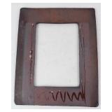 Handmade Iron Picture Frames - Fern Embossed (Lot of 2)