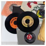 Group of vintage 45 RPM Records (Lot of 10)  (Untested)