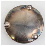 Silver Plated, Velvet Lined Trinket Box