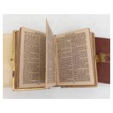 Antique Miniature Bible Set - 3 Booklets Including Rules for Holy Living