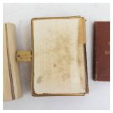 Antique Miniature Bible Set - 3 Booklets Including Rules for Holy Living