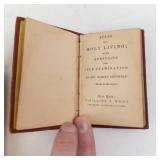 Antique Miniature Bible Set - 3 Booklets Including Rules for Holy Living