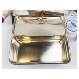 Vintage Mixed-Tool lot and Small Wooden Tool Box