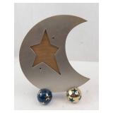 Moon & Star Wall Plaque - Includes Two Moon Frames