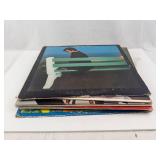 Vinyl LP Collection (set of 9)- Boz Scaggs, Herb Alpert, Streisand, Elvis Presley, Johnny Mathis, Partridge Family  (Untested)