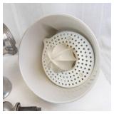 Rival Grind-O-Mat Meat Grinder - Vintage Manual with Attachments