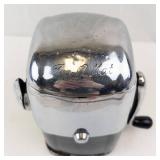 Ice-O-Mat Vintage Manual Ice Shaver - Chrome Top, Black Base (Untested)