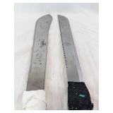 Machetes (Lot of 2) No shipping.