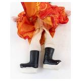 Chinese style Doll - Red Silk Costume with Headdress, Boxed