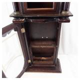 Bombay Company Grandfather Clock - Dark Walnut Finish, Brass Dial (2000).