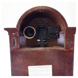 Bombay Company Grandfather Clock - Dark Walnut Finish, Brass Dial (2000).