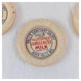 Falls Sanitary Dairy Milk Caps (River Falls, WI)